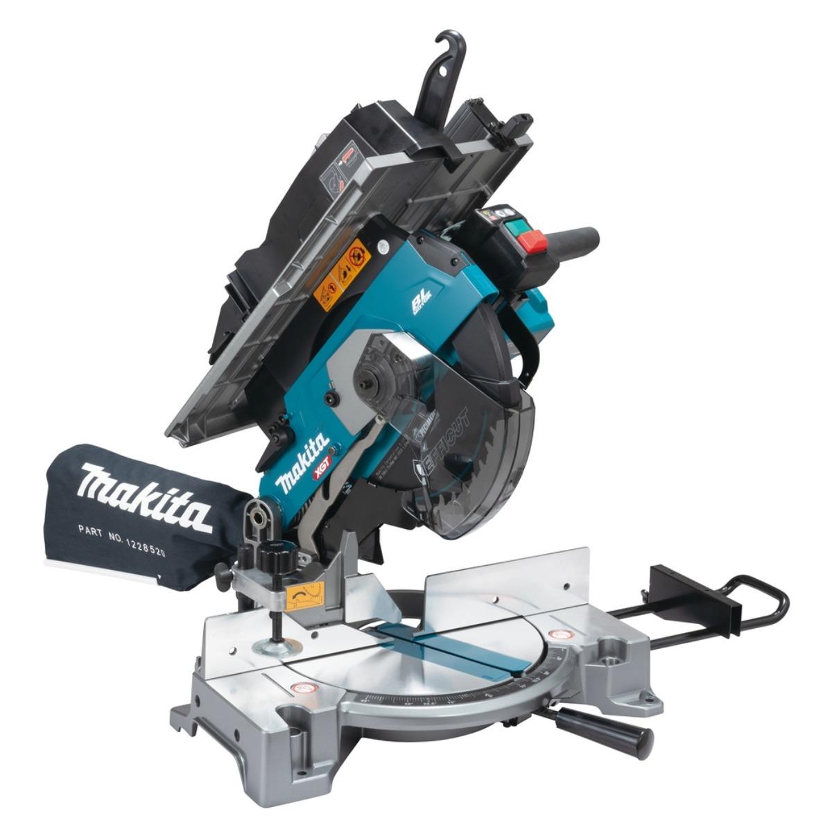 Makita LH001GZ 40V Max XGT Brushless 260mm Table Top Mitre Saw with 1 x 8.0Ah Battery & Charger