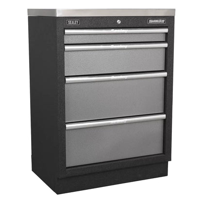Sealey APMSSTACK17W Superline Pro 4.9m Storage System Pressed Wood Worktop